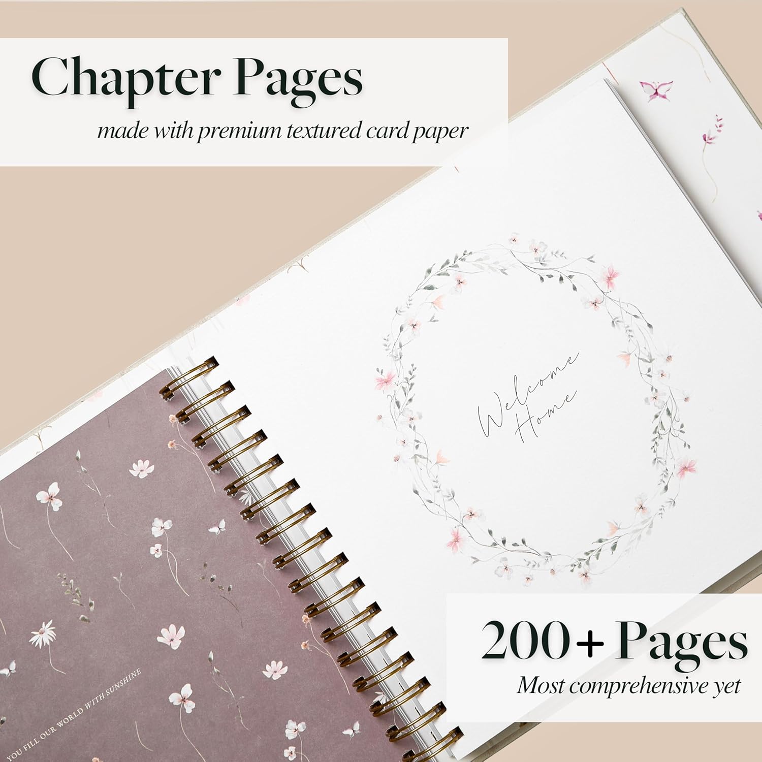 Baby Journal Memory Book - Suede - Scribble & Dot