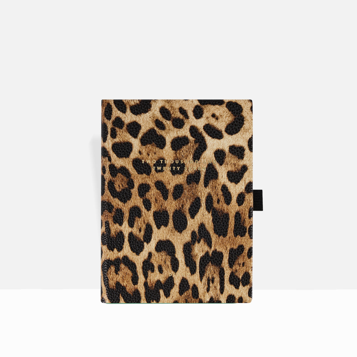 2027 A6 Diary | Savanna closed cover in leopard-print embossed vegan leather