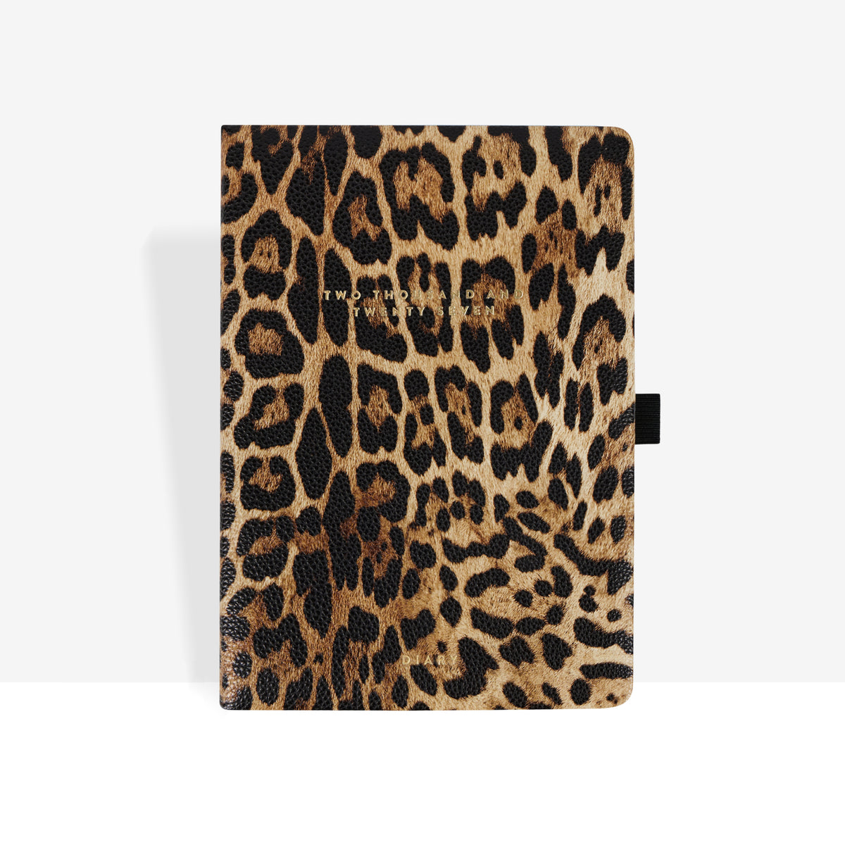 2027 Weekly Diary | Savanna closed cover in savanna print vegan leather