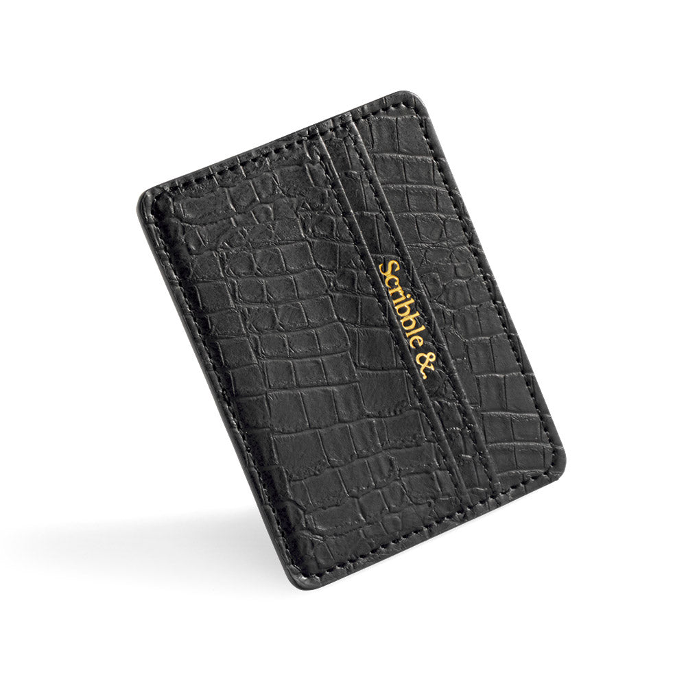 Croc Card Holder - Scribble & Dot